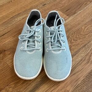 Allbirds Women's Tree Runners Light Blue Breathable Walking Casual Shoes Size 11